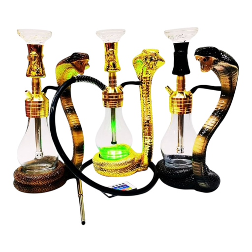 [Temp-HAM-003218] LUXX 4738 SNAKE ALUMINUM RESIN HOOKAH
