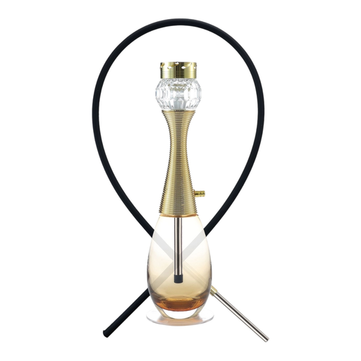 [Temp-HAM-003231] LUXX 4790 HELIX DIAMOND ALUMINUM RESIN HOOKAH