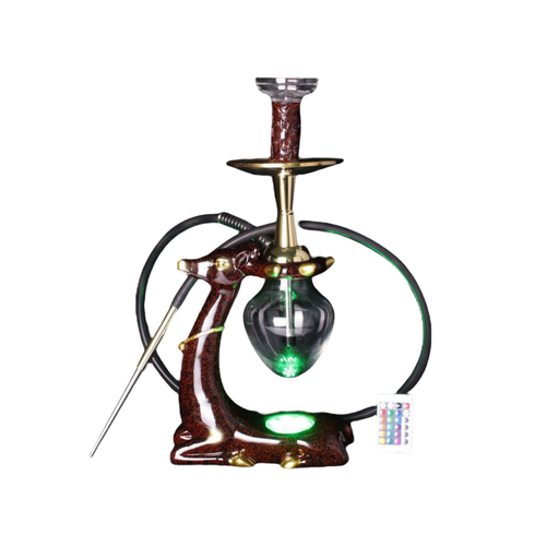 [Temp-HAM-003234] LUXX ALUMINIUM FOREST GUARDIAN DEER HOOKAH