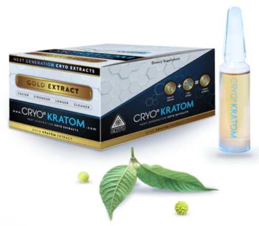 [CRYO-23819] CRYO KRATOM GOLD EXTRACT KRATOM SHOTS BOX OF 20