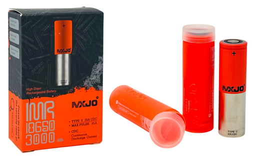 [Temp-HAM-003425] MXJO IMR 18650 TYPE-2 35A 3000MAH 2CT