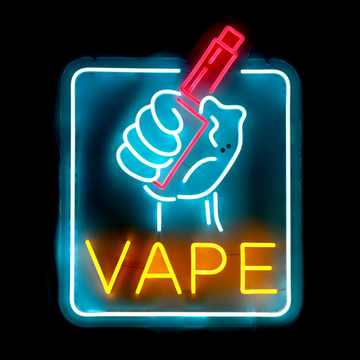 [Temp-HAM-003530] NEON LED SIGN (VAPE SHOP #2) DESIGN