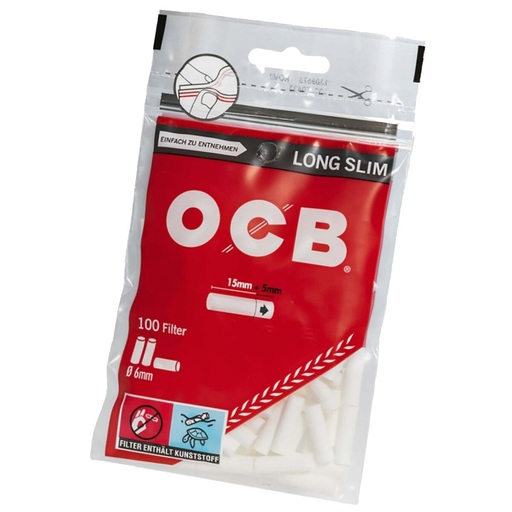 [Temp-HAM-003557] OCB LONG SLIM FILTERS 6MM 100CT BOX OF 10